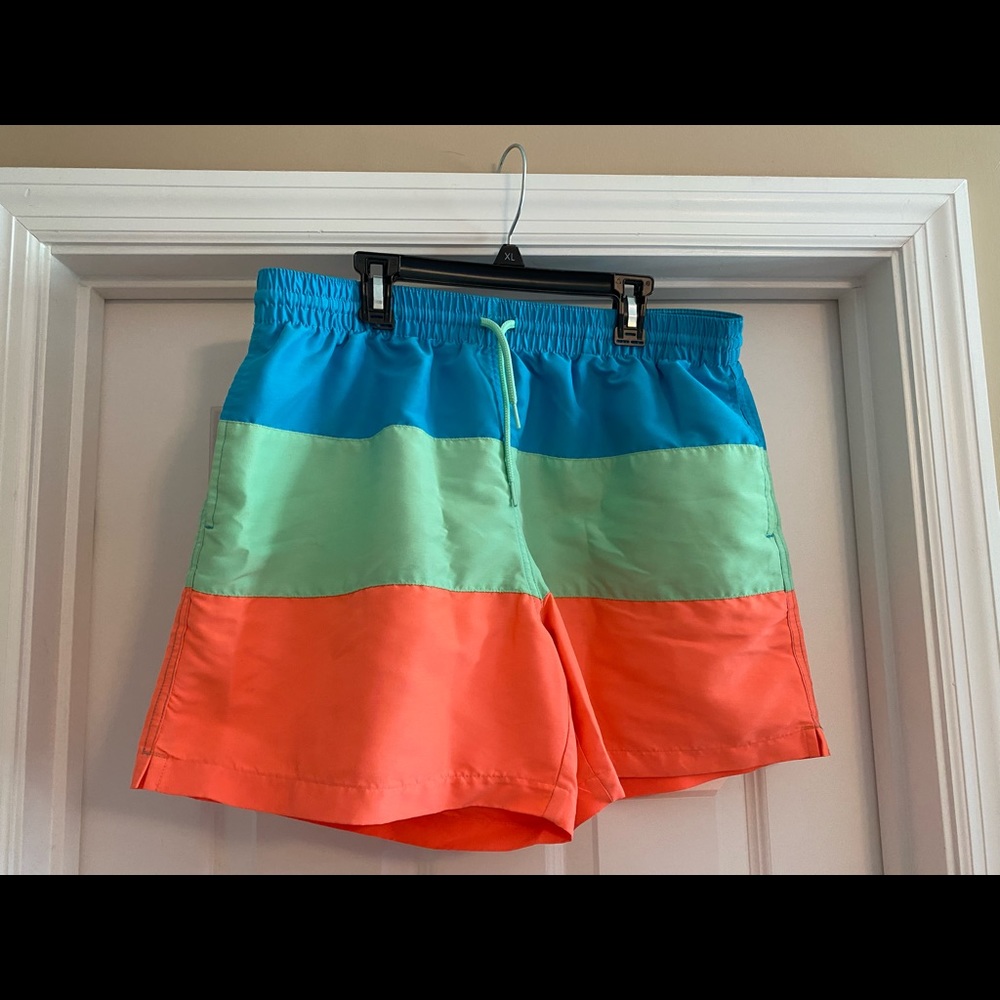 Men’s Chubbie swim trunks (size L)(mesh cut out)